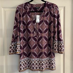 NWT Roz & Ali Blouse